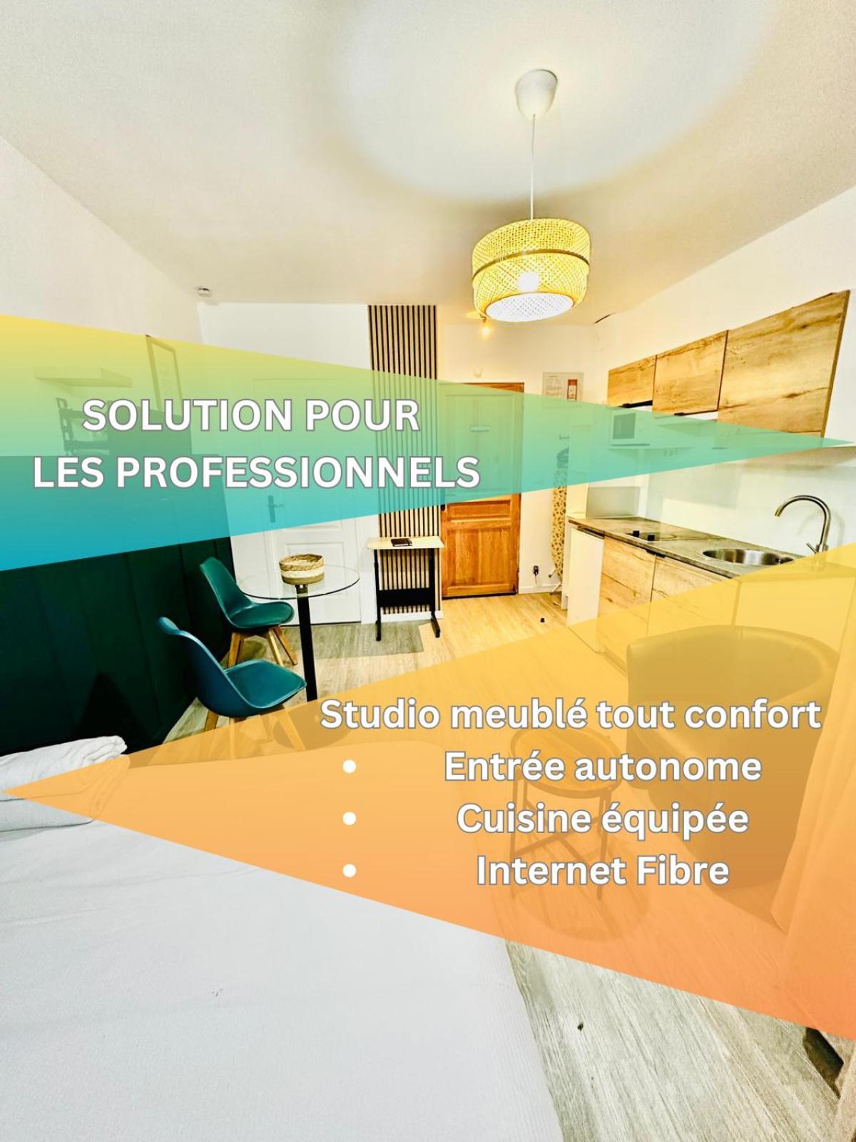 Btobed - Location Professionnelle - 2 Studios Confort - Proche Parc Des Expos Et Stade De France Ле Бурже Екстериор снимка